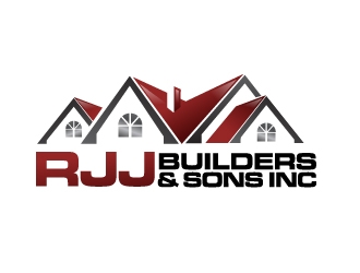RJJ Builders & Sons Inc logo design by Dawnxisoul393
