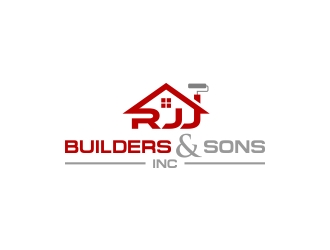 RJJ Builders & Sons Inc logo design by CreativeKiller