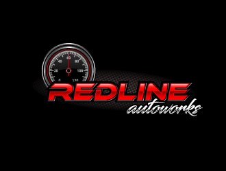 RedLine Autoworks logo design by daywalker