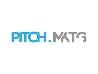 pitch.mktg logo design by BlessedArt