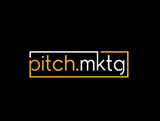 pitch.mktg logo design by bluespix