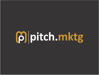 pitch.mktg logo design by evdesign