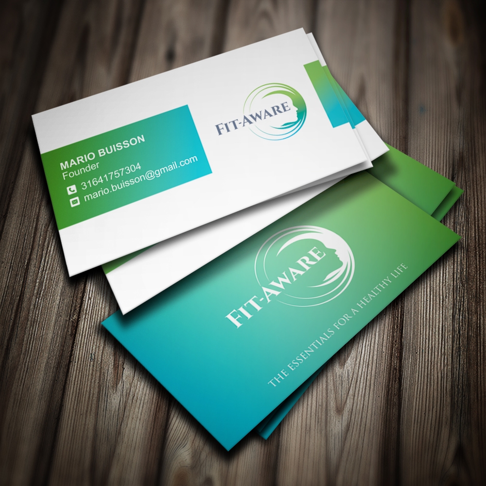 Fit-Aware - Vitality and wellbeing logo design by Kindo