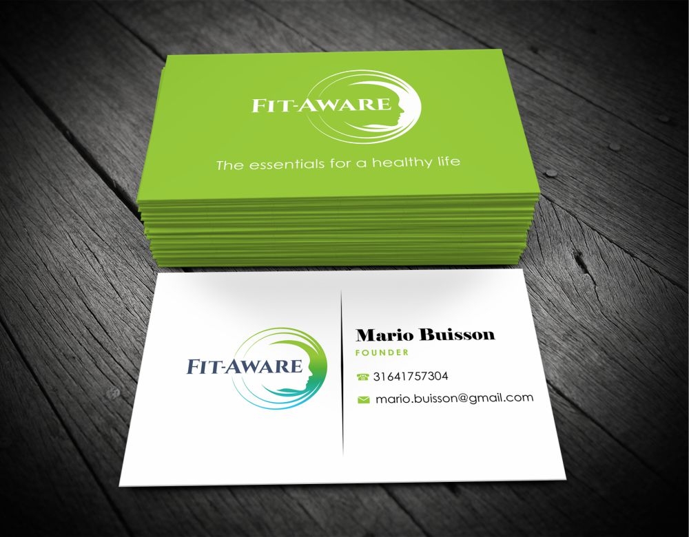 Fit-Aware - Vitality and wellbeing logo design by Girly
