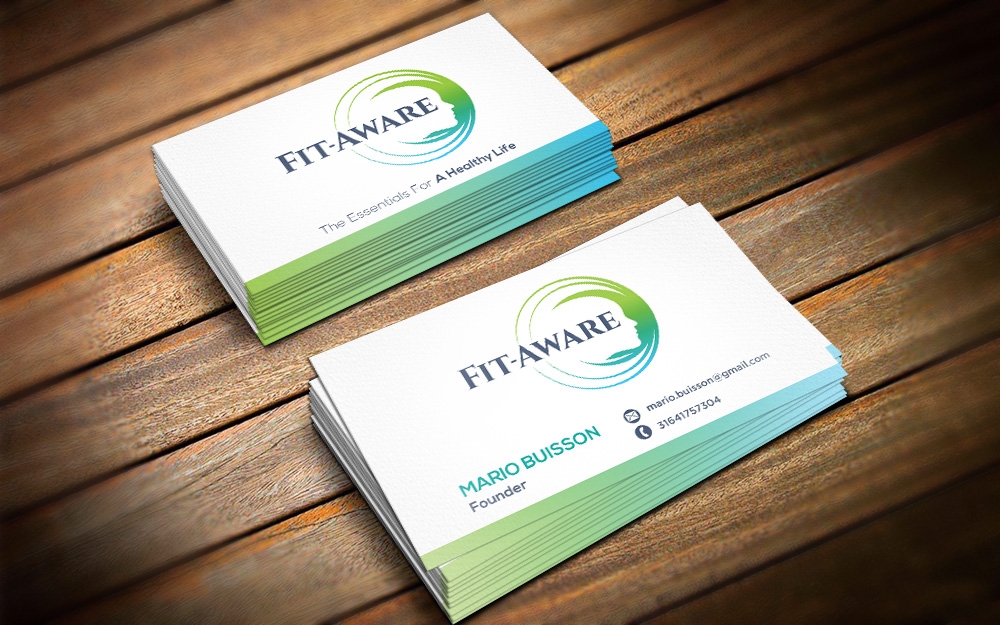 Fit-Aware - Vitality and wellbeing logo design by scriotx
