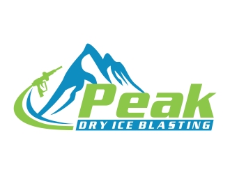 Peak Dry Ice Blasting logo design by ruki