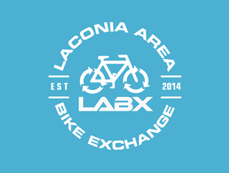 Laconia Area Bike Exchange (LABX) logo design by kunejo