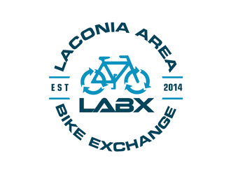 Laconia Area Bike Exchange (LABX) logo design by kunejo