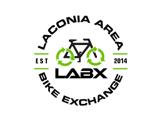Laconia Area Bike Exchange (LABX) logo design by kunejo