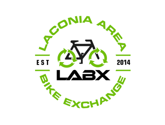 Laconia Area Bike Exchange (LABX) logo design by kunejo