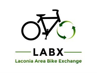 Laconia Area Bike Exchange (LABX) logo design by aldesign