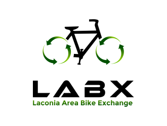 Laconia Area Bike Exchange (LABX) logo design by aldesign