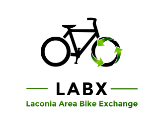 Laconia Area Bike Exchange (LABX) logo design by aldesign