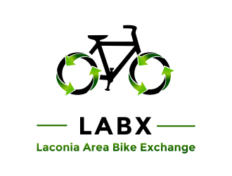 Laconia Area Bike Exchange (LABX) logo design by aldesign