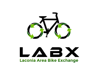 Laconia Area Bike Exchange (LABX) logo design by aldesign