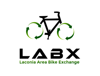Laconia Area Bike Exchange (LABX) logo design by aldesign