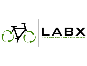Laconia Area Bike Exchange (LABX) logo design by aldesign