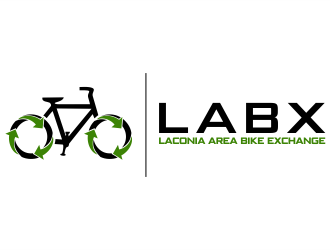 Laconia Area Bike Exchange (LABX) logo design by aldesign