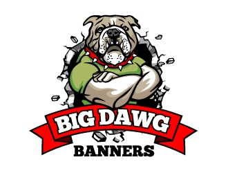 Big Dawg banners logo design by aRBy