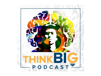 Think Big Podcast logo design by jaize