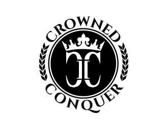 Crowned to Conquer logo design by MarkindDesign