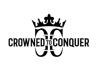 Crowned to Conquer logo design by MarkindDesign
