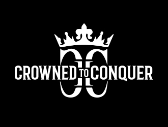 Crowned to Conquer logo design by MarkindDesign