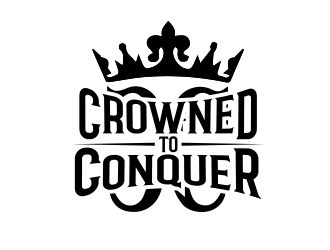Crowned to Conquer logo design by MarkindDesign