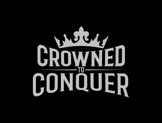 Crowned to Conquer logo design by MarkindDesign