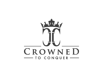 Crowned to Conquer logo design by pencilhand
