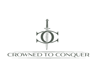 Crowned to Conquer logo design by tec343