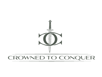 Crowned to Conquer logo design by tec343