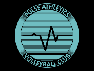Pulse Athletics Volleyball Club  logo design by fastsev