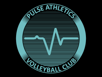 Pulse Athletics Volleyball Club  logo design by fastsev