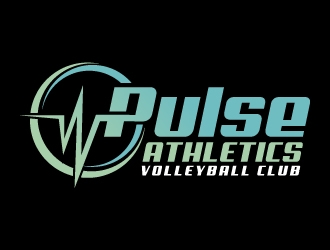 Pulse Athletics Volleyball Club  logo design by jaize