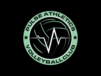 Pulse Athletics Volleyball Club  logo design by MarkindDesign