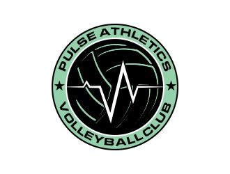 Pulse Athletics Volleyball Club  logo design by MarkindDesign