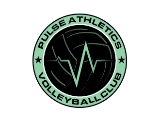 Pulse Athletics Volleyball Club  logo design by MarkindDesign