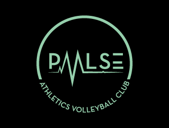 Pulse Athletics Volleyball Club  logo design by torresace