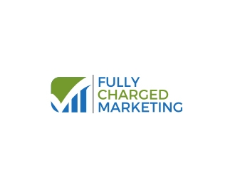 Fully Charged Marketing logo design by MarkindDesign