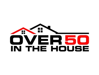 Over 50 in the House logo design by jaize