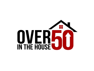 Over 50 in the House logo design by MarkindDesign