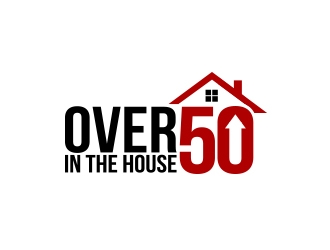 Over 50 in the House logo design by MarkindDesign