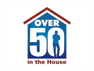 Over 50 in the House logo design by gitzart