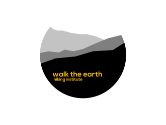Walk the Earth Hiking Institute logo design by ubai popi