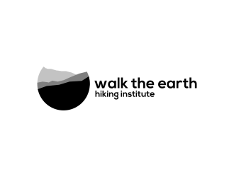 Walk the Earth Hiking Institute logo design by ubai popi
