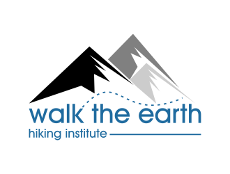 Walk the Earth Hiking Institute logo design by IrvanB