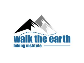 Walk the Earth Hiking Institute logo design by IrvanB