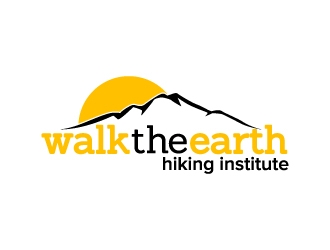 Walk the Earth Hiking Institute logo design by jaize