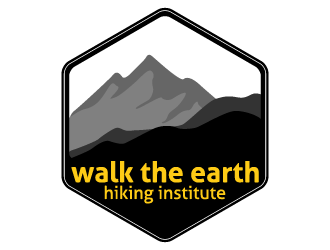 Walk the Earth Hiking Institute logo design by fastsev